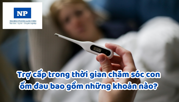 Trợ cấp trong thời gian chăm sóc con ốm đau, thai sản và thực hiện các biện pháp tránh thai bao gồm những khoản nào? Thời gian hưởng tối đa trong bao lâu?