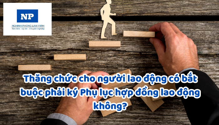 Thăng chức cho người lao động có bắt buộc phải ký Phụ lục hợp đồng lao động không?