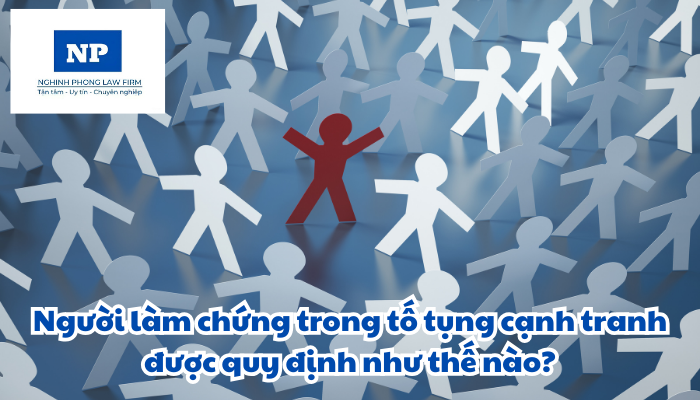 Người làm chứng trong tố tụng cạnh tranh được quy định như thế nào?