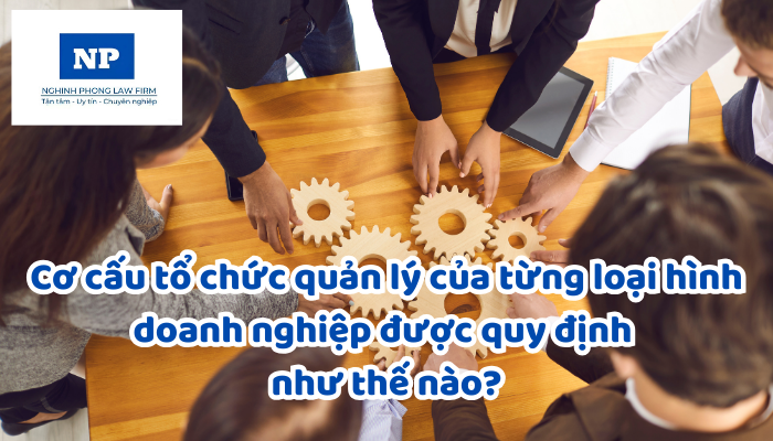 Cơ cấu tổ chức quản lý của từng loại hình doanh nghiệp được quy định như thế nào?