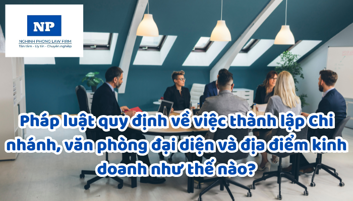 Pháp luật quy định về thành lập chi nhánh, văn phòng đại diện và địa điểm kinh doanh như thế nào?