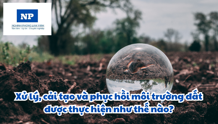Xử lý, cải tạo và phục hồi môi trường đất được thực hiện như thế nào?