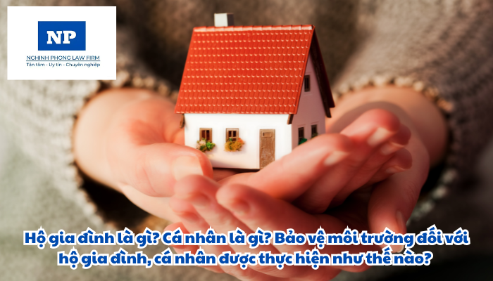 Hộ gia đình là gì? Cá nhân là gì? Bảo vệ môi trường đối với hộ gia đình, cá nhân được thực hiện như thế nào?