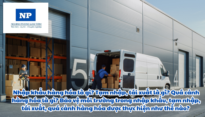 Nhập khẩu hàng hóa là gì? Tạm nhập, tái xuất là gì? Quá cảnh hàng hóa là gì? Bảo vệ môi trường trong nhập khẩu, tạm nhập, tái xuất, quá cảnh hàng hóa được thực hiện như thế nào?