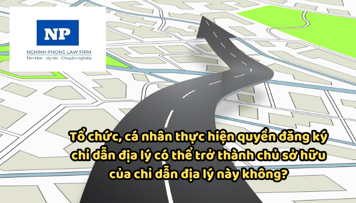 Tổ chức, cá nhân thực hiện quyền đăng ký chỉ dẫn địa lý có thể trở thành chủ sở hữu của chỉ dẫn địa lý này không?