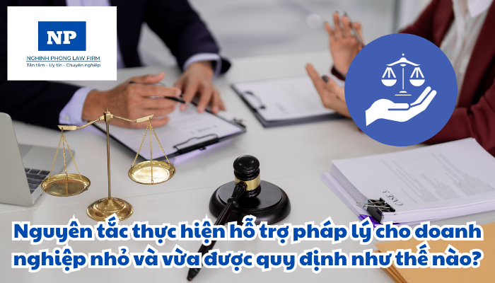 Hỗ trợ pháp lý cho doanh nghiệp nhỏ và vừa là gì? Nguyên tắc thực hiện hỗ trợ pháp lý cho doanh nghiệp nhỏ và vừa được quy định như thế nào?