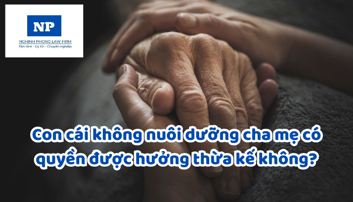Con cái không nuôi dưỡng cha mẹ có quyền được hưởng thừa kế không?