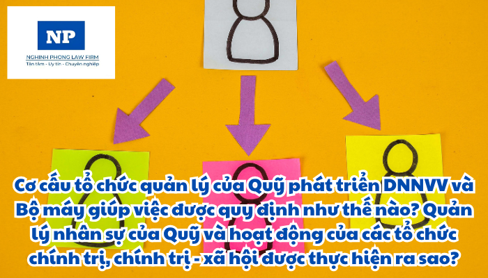 Cơ cấu tổ chức quản lý của Quỹ và Bộ máy giúp việc được quy định như thế nào? Quản lý nhân sự của Quỹ và hoạt động của các tổ chức chính trị, chính trị - xã hội được thực hiện ra sao?