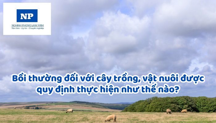 Bồi thường đối với cây trồng, vật nuôi được quy định thực hiện như thế nào?