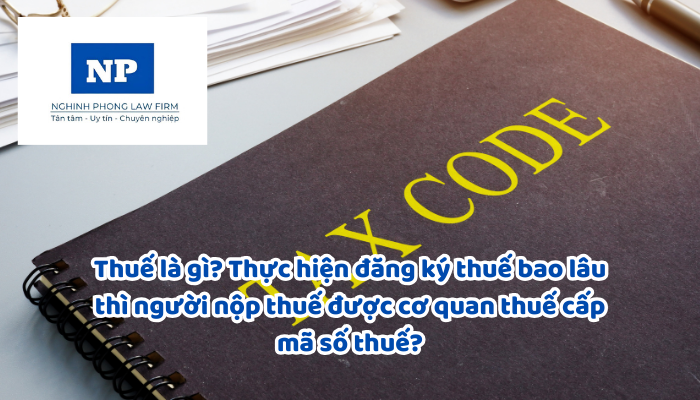 Thuế là gì? Thực hiện đăng ký thuế bao lâu thì người nộp thuế được cơ quan thuế cấp mã số thuế?