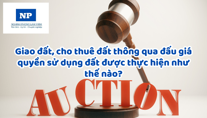 Giao đất, cho thuê đất thông qua đấu giá quyền sử dụng đất được thực hiện như thế nào?