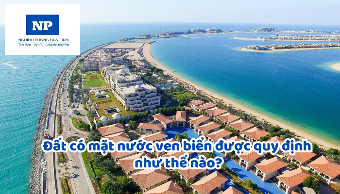 Đất có mặt nước ven biển được quy định như thế nào?