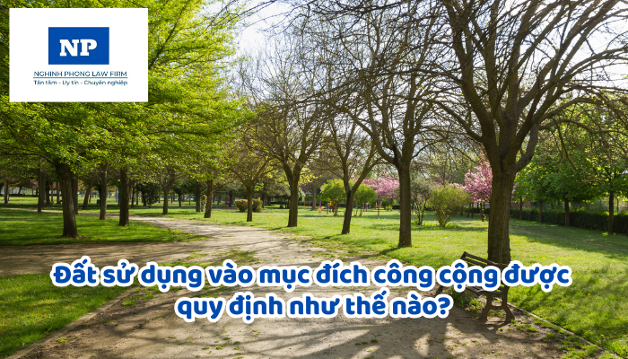 Đất sử dụng vào mục đích công cộng; đất để thực hiện dự án đầu tư theo phương thức đối tác công tư được quy định như thế nào?