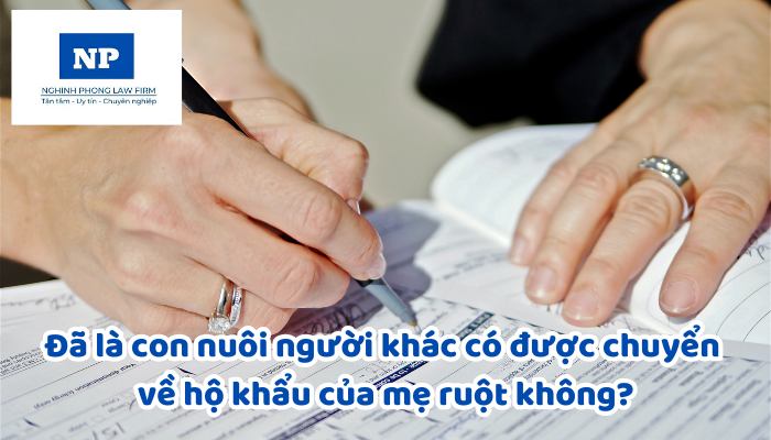 Đã là con nuôi người khác có được chuyển về hộ khẩu của mẹ ruột không?