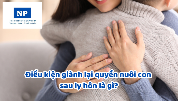 Điều kiện giành lại quyền nuôi con sau ly hôn là gì?