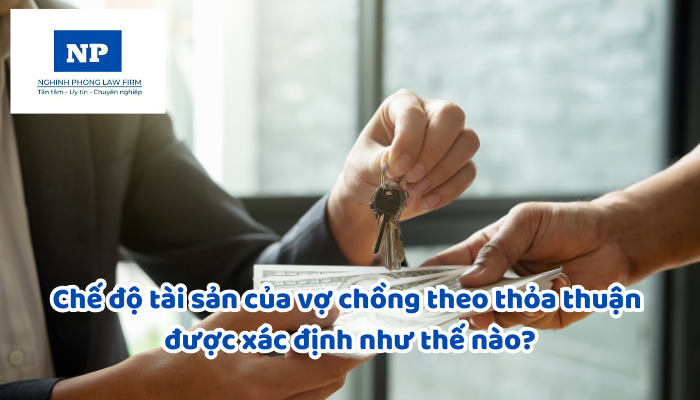 Chế độ tài sản của vợ chồng theo thỏa thuận được xác định như thế nào?